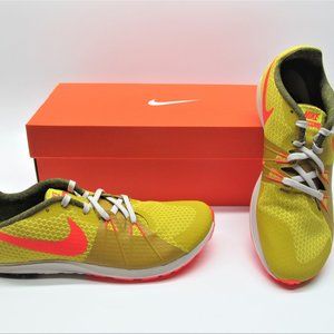 Nike Zoom Rival XC Citron Crimson Spikes Shoes 8